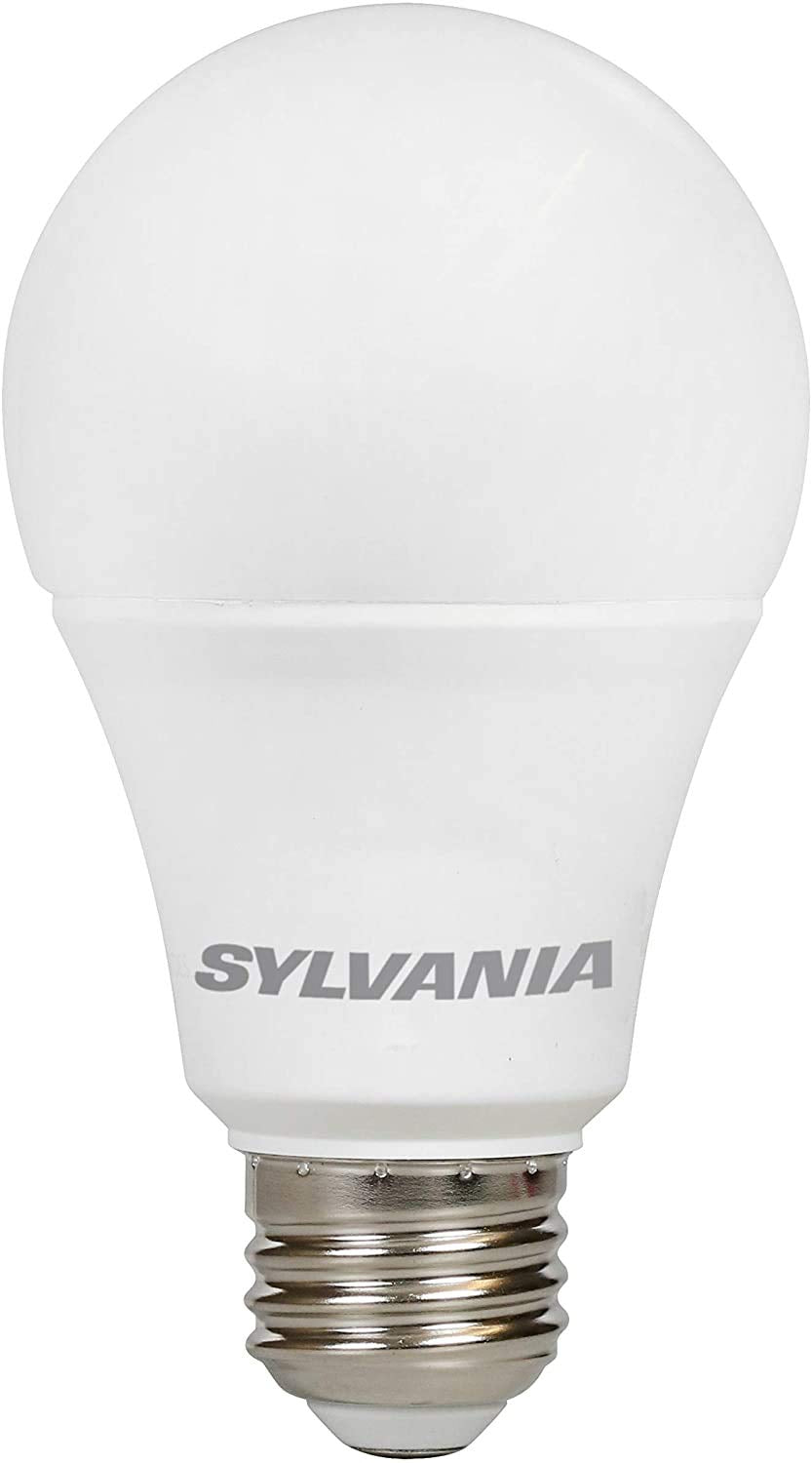 LEDVANCE Sylvania ECO LED Light Bulb, A19 60W Equivalent, Efficient 9W, 7 Year, 750 Lumens, 2700K, Non-Dimmable, Frosted, Soft White - 8 Pack (40821)