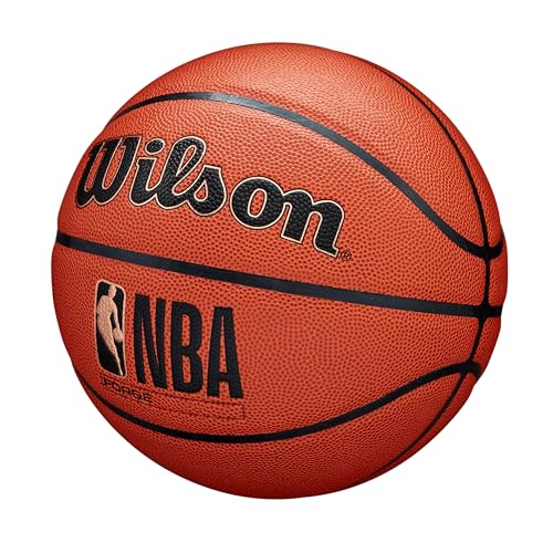 Wilson NBA Forge Indoor/Outdoor Basketball - Brown, Size 7-29.5"