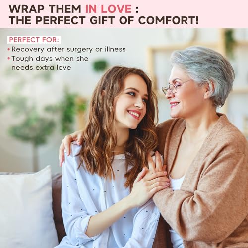 50"x70" Funny Get Well Soon Gifts for Women, Humorous Pink Thinking of You Comfort Blanket, Hilarious Surgery Recovery Gif...