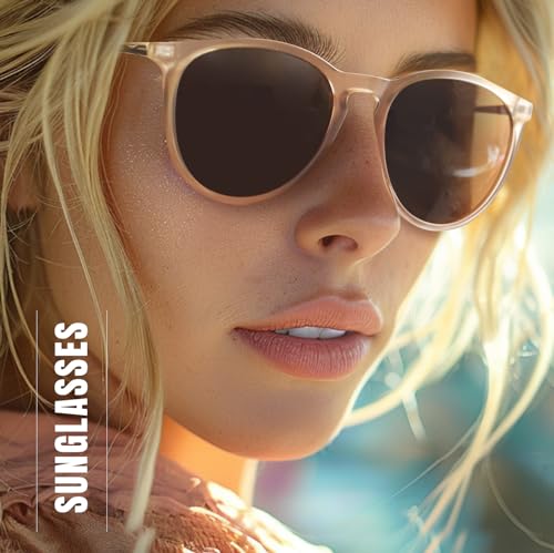CHBP Polarized Sunglasses for Women Men - Trendy 2025 Vintage Classic Retro Round Mirrored Lens Designer Style