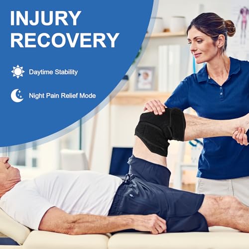 Hultixx Knee Brace for Women Adjustable Knee Support Brace for Men Women for Meniscus Tear, Dual Side Stabilizers, Patella...