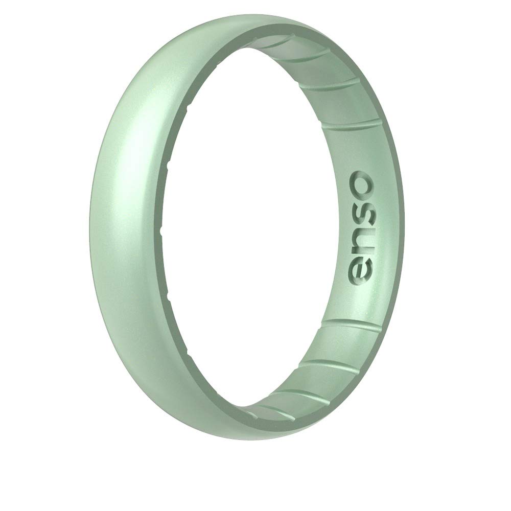 Enso Rings Classic Legend Silicone Ring - Made in The USA - an Ultra Comfortable, Breathable, and Safe Silicone Ring - Men's and