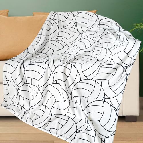 Niopos Volleyball Blanket Volleyball Gifts Girls Teens Boys Coach Team Gifts Senior Night Birthday Christmas Gifts Bedroom...