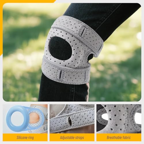 Knee Brace for Women & Men - Adjustable Support with Side Stabilizers & Patella Gel Pad - Relief for Meniscus Tear, Arthri...