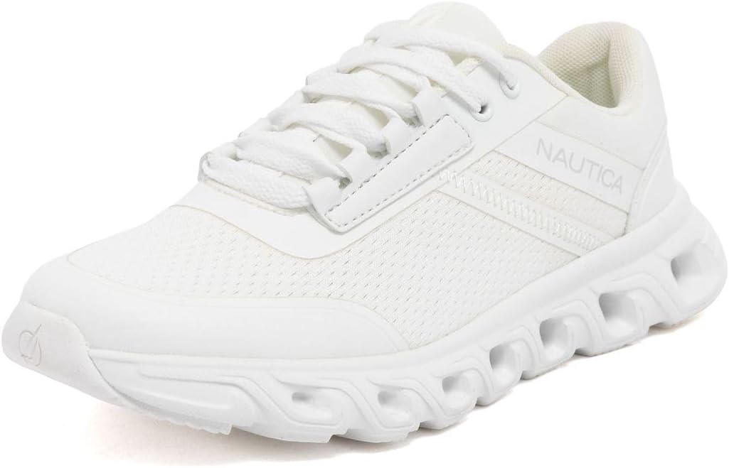 Nautica Women’s Running Shoes Lightweight Athletic Sneakers, Breathable Cushioned Lace-Up Gym Walking & Training Trainers