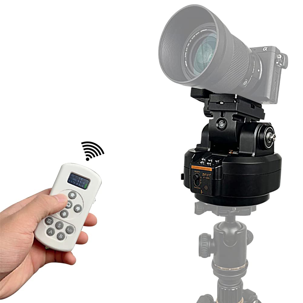 Mcoplus Yt2000 Intelligent 360 Infinity Rotation Remote & Tracking Pan Tilt Head, Automatic Motorized Rotating Panoramic Head Fo