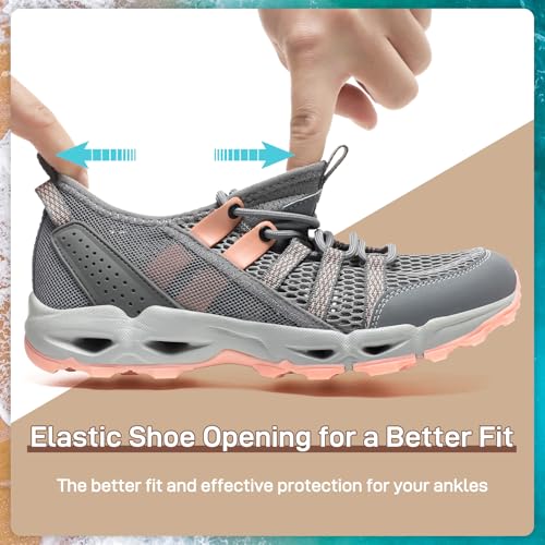 ziitop Womens Hiking Water Shoes for Women Quick Dry Outdoor Sport Sneakers Non Slip Lightweight Breathable Summer Trekkin...