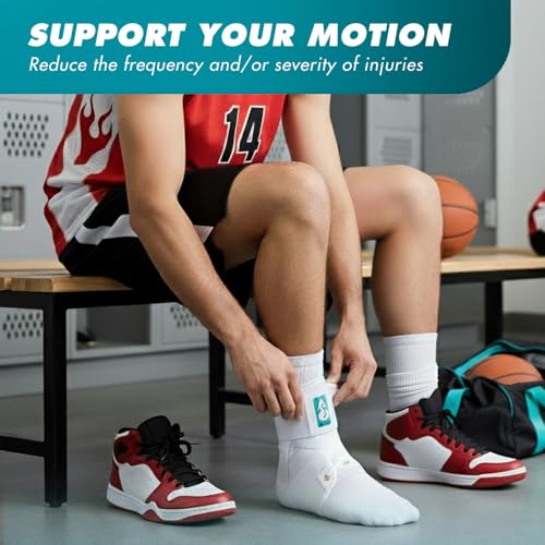 Med Spec ASO Ankle Stabilizer – Ankle Brace for Sprained Ankle and Peroneal Tendonitis, Orthopedic Ankle Support for Men, ...