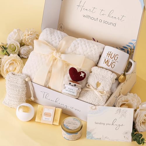 Get Well Gifts for Women Care Package Feel Better Gifts Baskets After Surgery Cancer Patients Miscarriage for Sick Friend ...