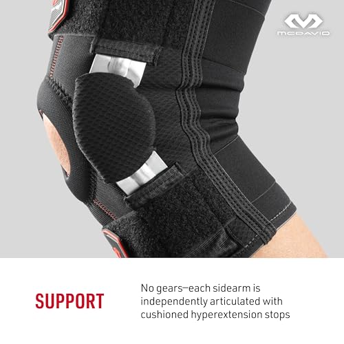 McDavid Hinged Knee Brace for Men & Women, Maximum Knee Support & Compression for Stability & Recovery, Ligament, Hyperext...