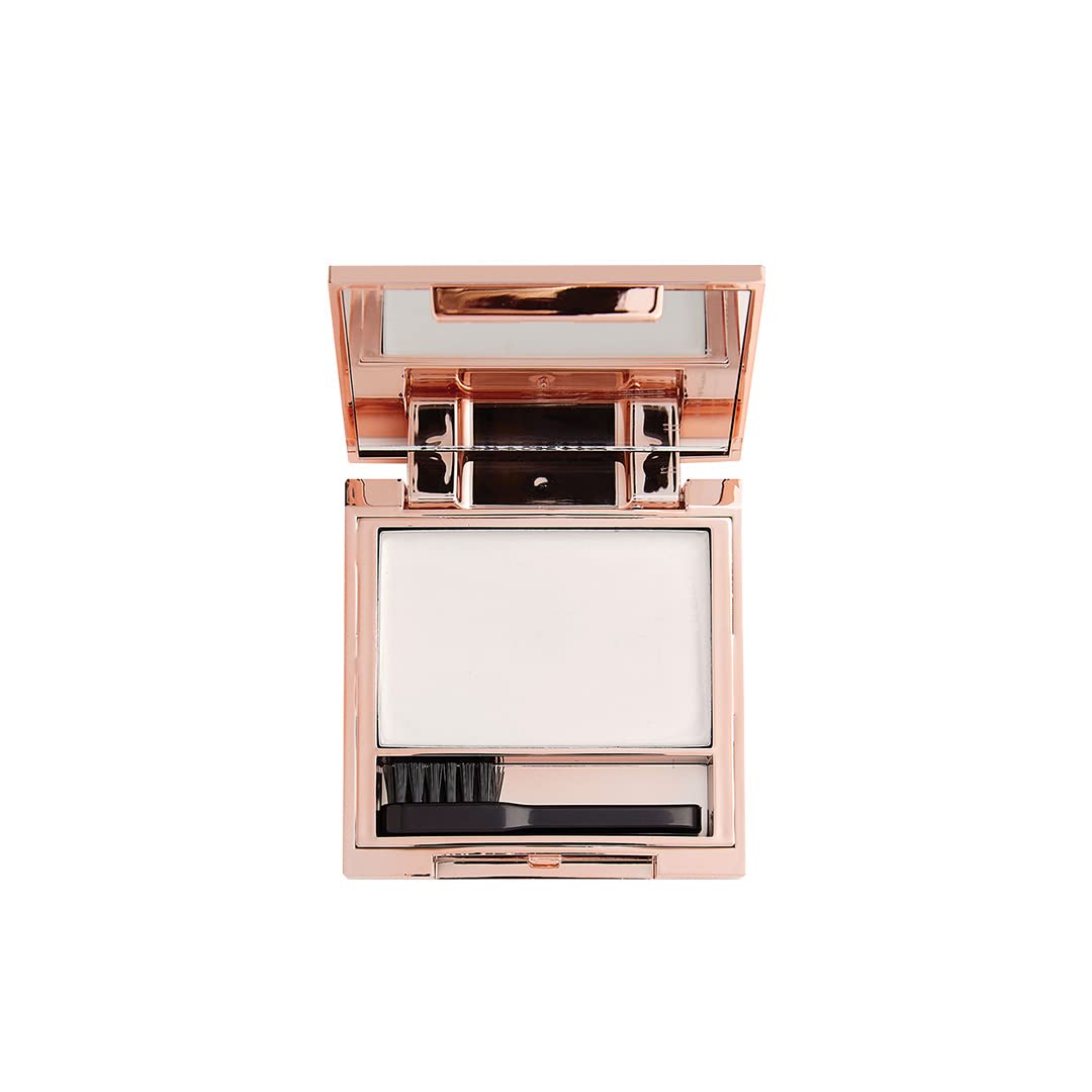Makeup Revolution Soap Styler, Eyebrow Wax Soap Kit, Long Lasting Feathered & Fluffy Brows, Includes Eyebrow Brush & Mirror, 5g