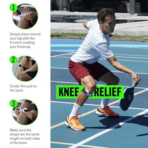PROBAND - KneedIT - Compression Band for Knee Pain Relief - Helps Relieve Pain & Swelling - For Arthritis, Tendinitis, Ost...