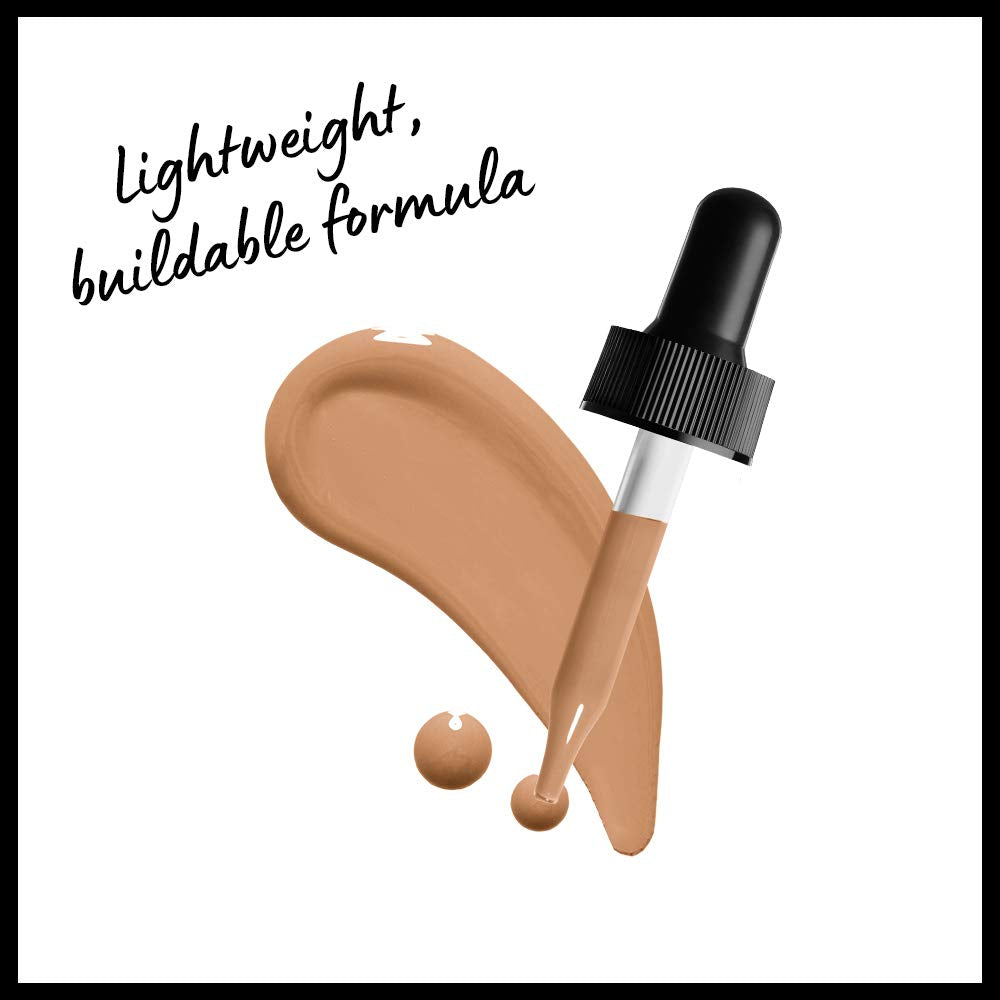 NYX PROFESSIONAL MAKEUP Total Control Pro Drop Foundation, Skin-True Buildable Coverage - Soft Beige