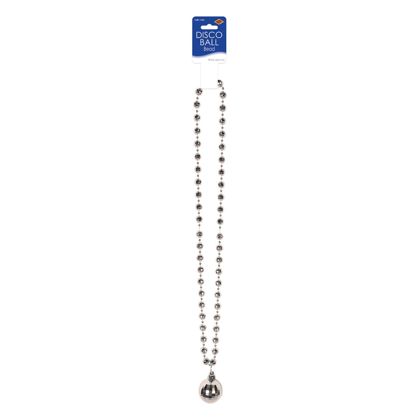 Beistle Disco Ball Beads with Medallion, Multicolor, One Size, Plastic, Model 50143