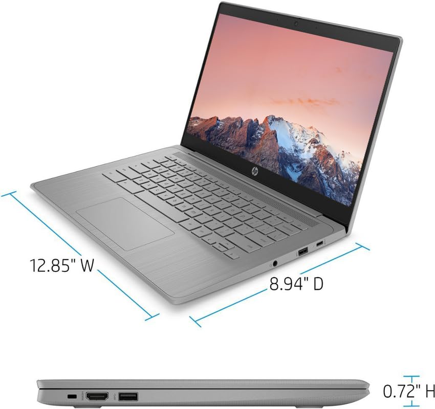 Hp Chromebook 14 Business & Student Laptop Computer,4Gb Ram,64Gb Emmc, 4-Cores Intel Celeron, Hd Webcam, Long Battery Life, Chro
