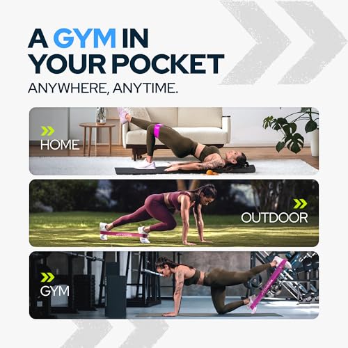Fabric Mini Resistance Bands Sets for Trainers, Bootcamp, Gym for Men and Women in Fun Colors - Ebook, Videos and Workout ...