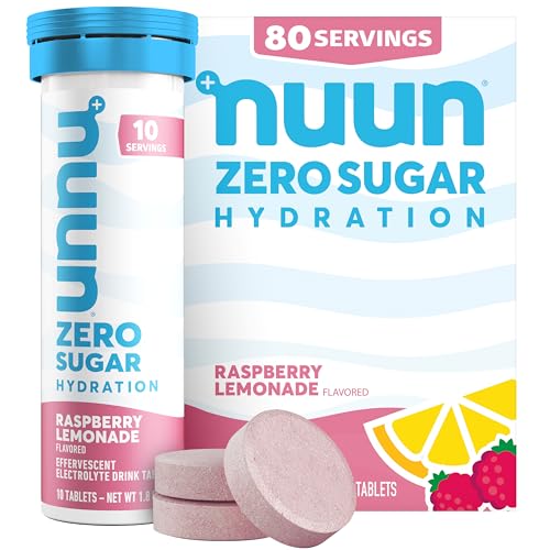 Nuun Zero Sugar Hydration Electrolyte Tablets - Sodium, Potassium, Chloride, Calcium, Magnesium, Light & Delicious Fruit F...