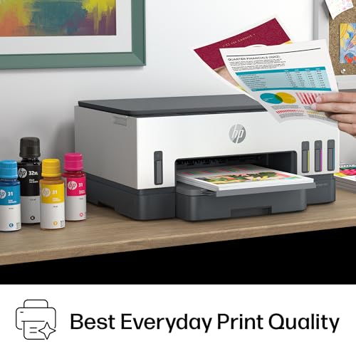 HP Smart Tank 7001 Wireless All-in-One Ink Tank Printer, Scanner, Copier with 2 Years of Ink Included, Best-for-Home Offic...