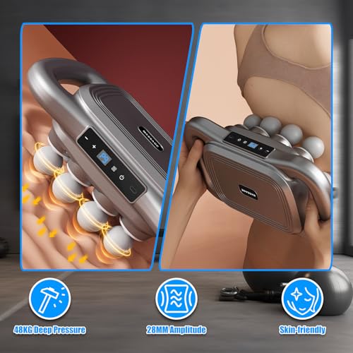 Technohom Massage Gun Deep Tissue – 16 Heads, 9 Speeds & 9 Modes, High Power Percussion Massager Gun for Full Body Relief,...