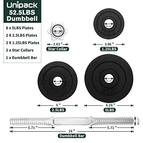 Unipack Adjustable Dumbbells