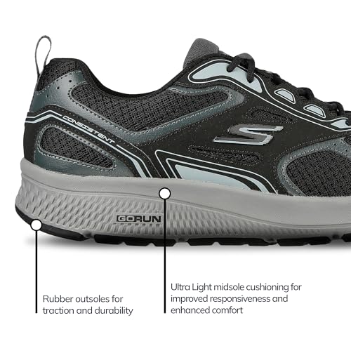 Skechers Men's Go Run Consistent Air Cooled Foam Athletic Sneakers