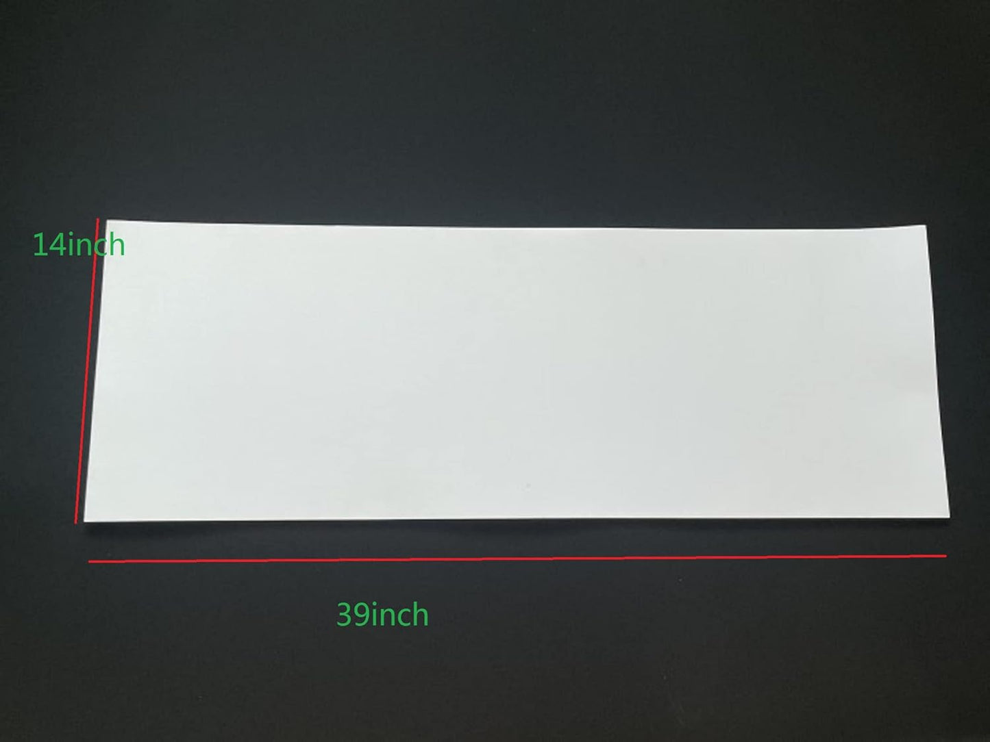 Labzhang White EVA Foam Cosplay, 1 Piece of 6mm Craft Foam,Cosplay Foam, 14" x 39" Ultra-high Density 80 kg/m3 EVA Foam Sheets