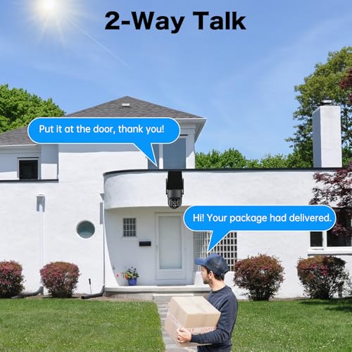 Seeborder Solar Security Cameras Wireless Outdoor, 5G/2.4G Solar WiFi Cameras for Home Security, Solar Powered Outside Cam...
