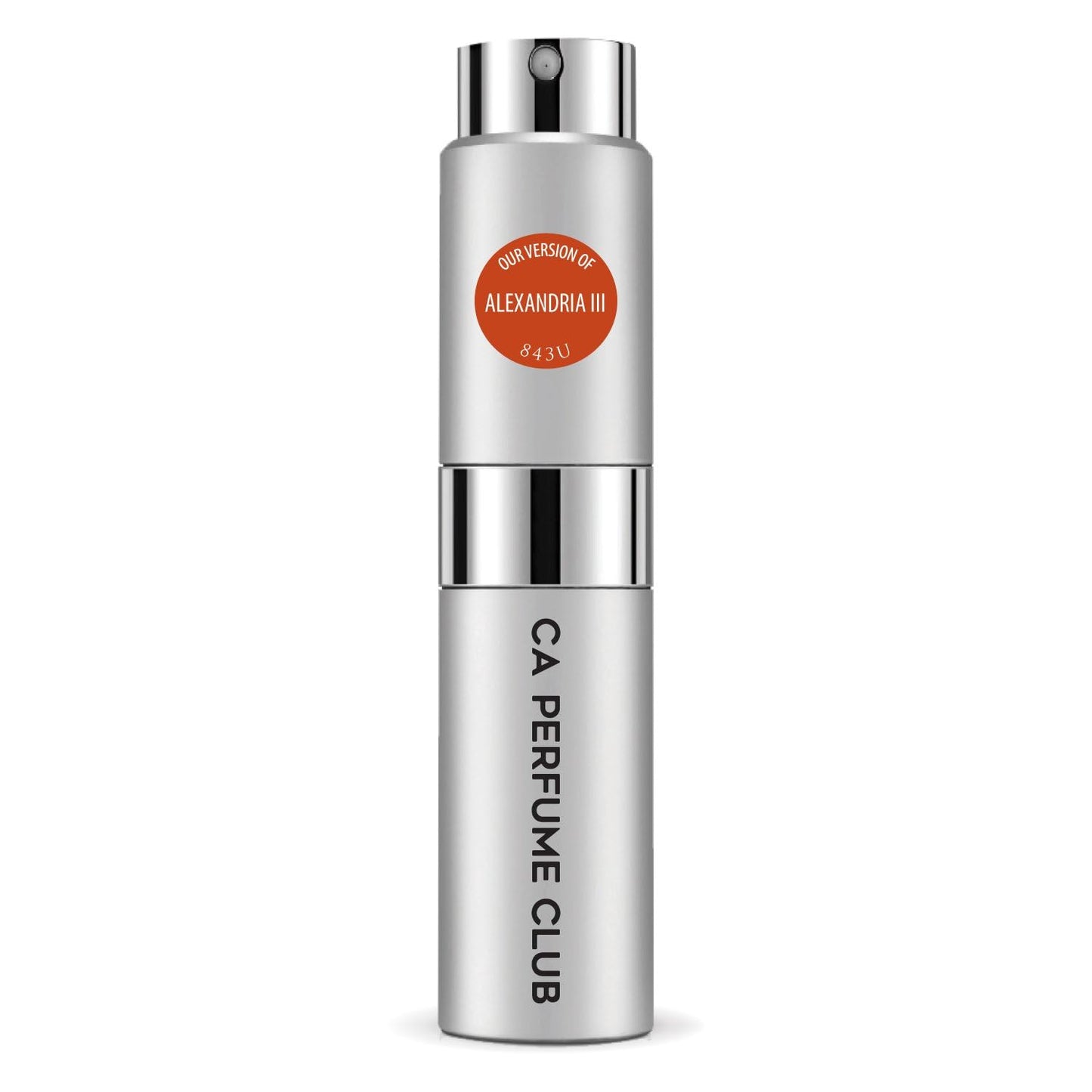 CA Perfume Impression of Alexandria III for Women and Men Amber Floral Scent Long Lasting Unisex Fragrance Eau De Parfum Travel Size Refillable Atomizer Spray 0.27 Fl Oz 8ml