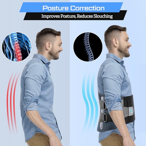 NEENCA Lower Back Brace for Lower Back Pain Relief, Medical Grade Lumbar Support Belt for Women Men, Herniated Disc,Lumbar...
