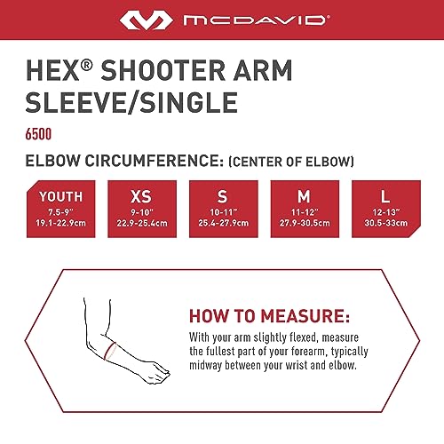 McDavid 6500 HexPad Power Shooter Arm Sleeve