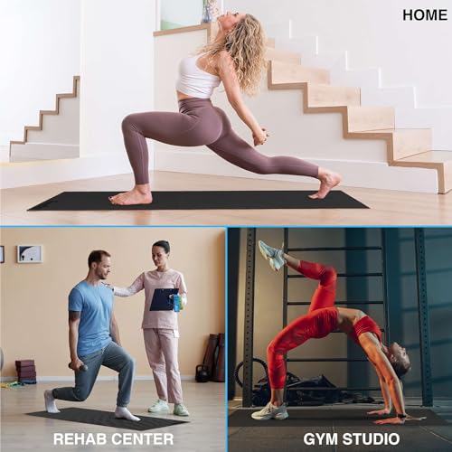 Feetlu Foldable Yoga Exercise Mat – Lightweight, Anti-Slip, and Easy to Store for Yoga, Pilates, Home Workouts, and Floor ...