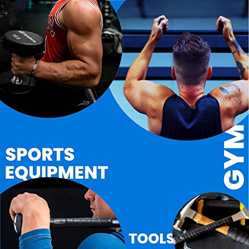 Core Prodigy Fusion Grip Tape - Silicone Rubber Wrap for Pull Up Bars, Barbells, Dumbbells, Sports and Gym Equipment, and ...