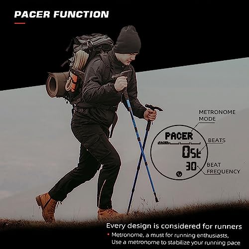 DIDITIME Tactical Watches for Men, Military Watches for Men, Waterproof 164FT, Fitness Watch, Mens Digital Watches with Co...