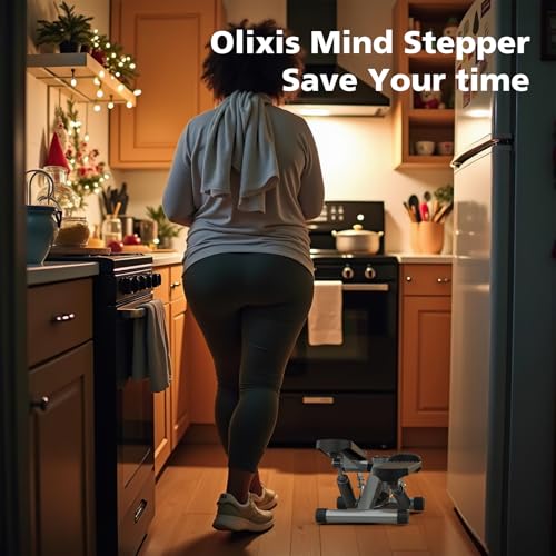 OLIXIS Steppers for Exercise at Home Workout Equipment, Mini Stepper Exercise Machine for Senior Citizens, Twist Stepper w...