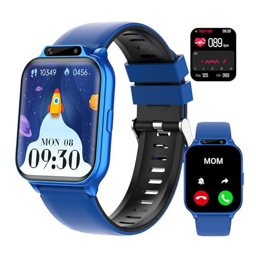 Kids Smart Watch with Fitness Tracker, Waterproof, Heart Rate/Sleep Monitor, Sport Mode, Camera, Video, Recorder, Music, D...