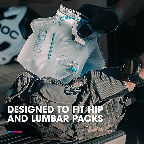 HydraPak Water Reservoir (1.5L, 2L, 3L) - Hydration Bladder Fits Most Backpacks – High-Flow Bite Valve, Leak Proof, Fully ...