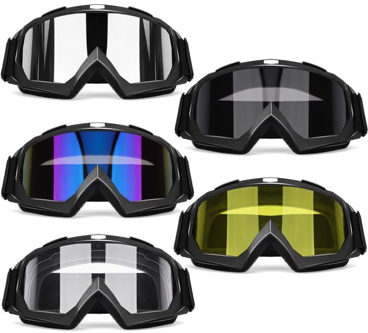 OXG Dirt Bike ATV Motorcycle Goggles, Motorcycle Glasses for Men Motocross Riding Protective Eyewear Ski Goggles