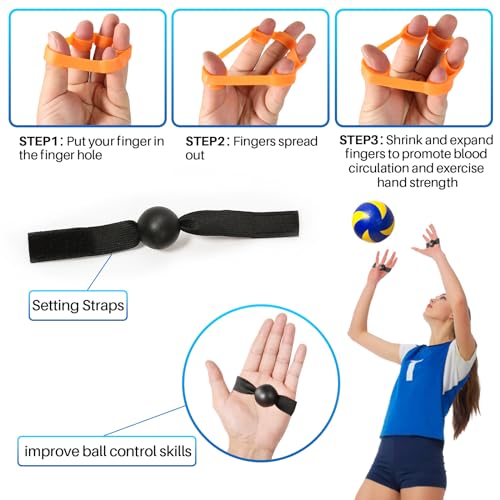 Davllin Volleyball Training Equipment Aid,Premium Volleyball Rebounder Trainer Kit,Solo Practice Trainer for Serving Setti...