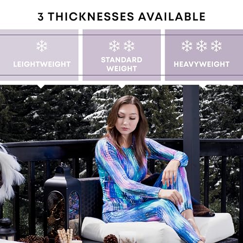 Rocky Thermal Underwear Women Long Johns Womens Thermals Top Bottom Set Fleece Lined Under Wear Clothes Base Layer Thermals