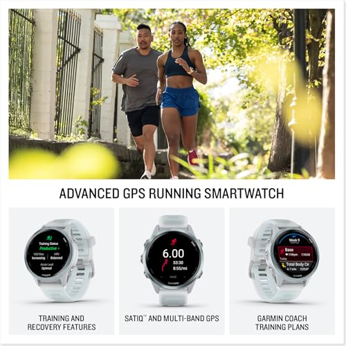 PlayBetter Garmin Forerunner 570 (42mm, Slate Gray/Translucent Black) Advanced GPS Running and Triathlon Smartwatch Bundle...