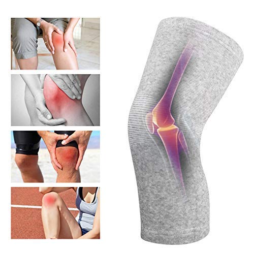 Zerone Bamboo Charcoal Knee Sleeve Elastic Warm Knee Brace Knee Pads Unisex Protective Knee Support For Arthritis Joint Pa...
