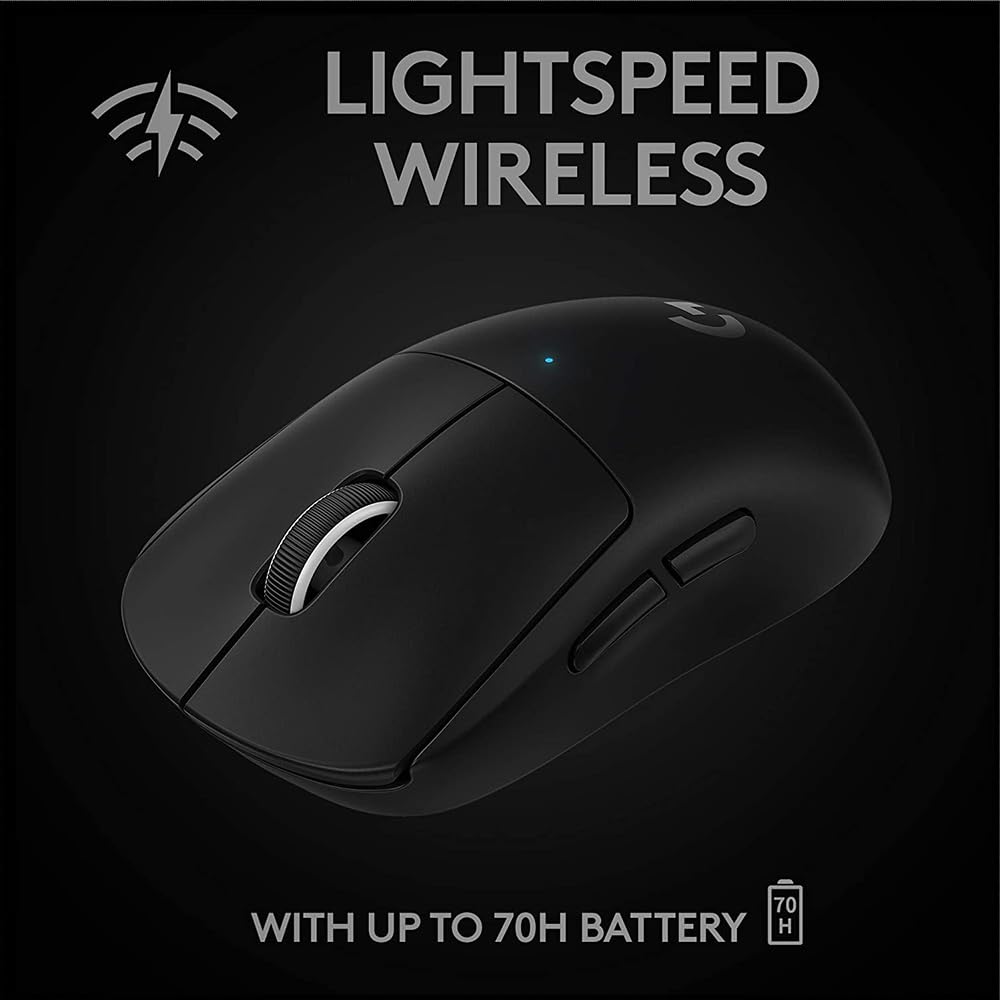 Logitech G PRO X Superlight Wireless Gaming Mouse - Black