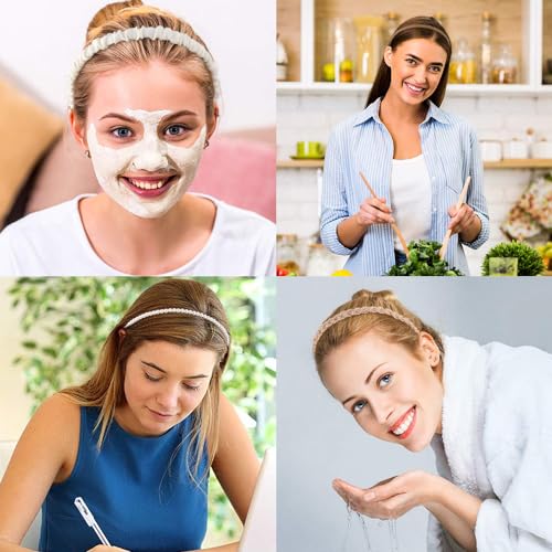 AHONEY 7 Pack Headbands for Women Girls Headbands Trendy Non Slip Hairbands Fashion Hair Accessories Multi-style Headband ...