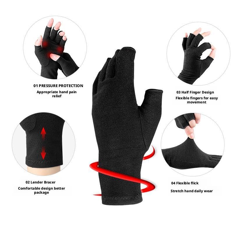 Fingerless Gloves For Women Men – Breathable Soft Half Finger Glove Spandex Blend Moisture Wicking for Sport