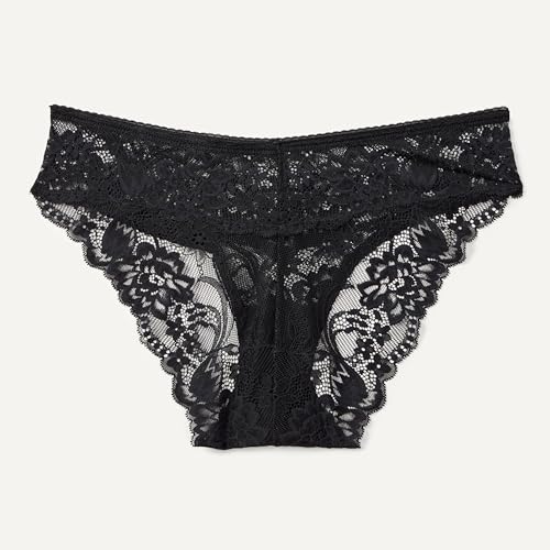 Amazon Essentials Womens Stretch Galloon Lace Bikini Panty