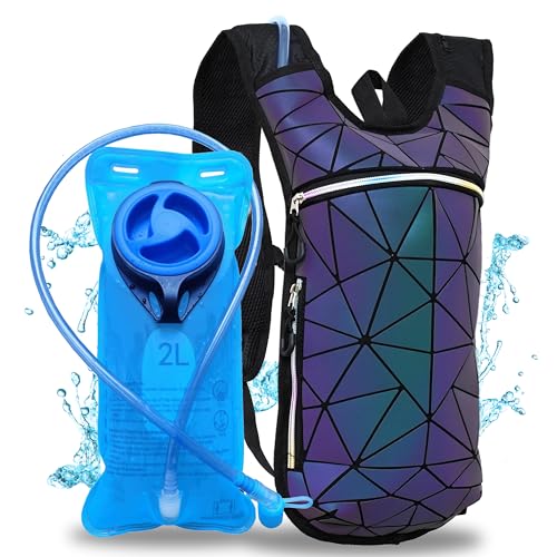 Sojourner Rave Hydration Pack - Hydration Backpack - Hydropack with 2L Bladder - Water Backpack for Festivals, Hiking, Run...