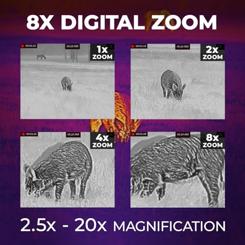 AGM Global Vision Rattler V2 Thermal Imaging Rifle Scope for Hunting. High Resolution Thermal Scope with High Sensitivity ...
