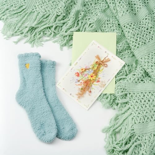 TOYIYAR Self Care Gift Basket for Women - Recovery Gifts for Her,Get Well Soon Gift Box with Blanket, Cozy Socks, Candle, ...