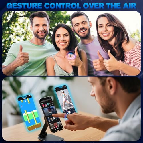 MagLoop Smart Ring Health Tracker for Men/Women with LED Dispay Screen,Fitness Ring Sleep Tracker,Fast Charging,for Pedome...