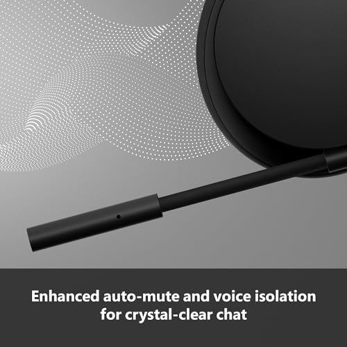 Xbox Wireless Gaming Headset – Over Ear Headphones – Spatial Audio with Dolby Atmos, Windows Sonic Series X|S, One, Window...